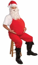 Red Belly Stuffer Santa Clause Costume Accessory