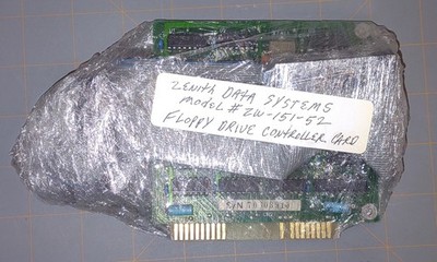 Zenith Data Systems Floppy drive controller card for ZW-151-52 8 bit ISA vtg