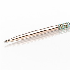 Image of Swarovski Lucent Ballpoint Pen Yellow Crystal Rose Gold Tone 5637771