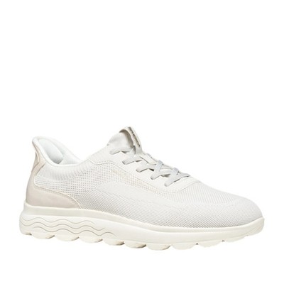 Geox Spherica Plus Herren Weiße Sneaker Freizeit U55MPA06KEKC1002