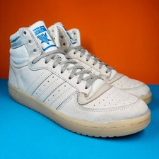 Adidas Top Ten RB Hi Top Sneakers - UK8.5 - Grey Nubuck - Fair Condition