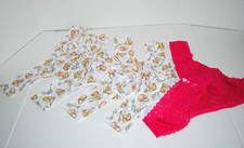 HANKY PANKY SIGNATURE LACE ORIGINAL RISE THONG SET OF 5 ASSORTED COLORS ONE SIZE