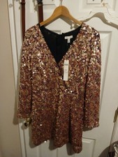 Ml Monique lhuillier Sequin Dress Size 16