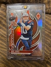 2023 Panini Phoenix Football #FLA-27 MAC JONES Flame Throwers Silver Prizm