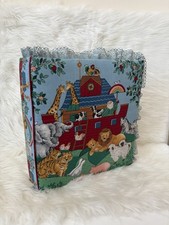 Vintage Noah s Ark Quilted Baby Photo Album