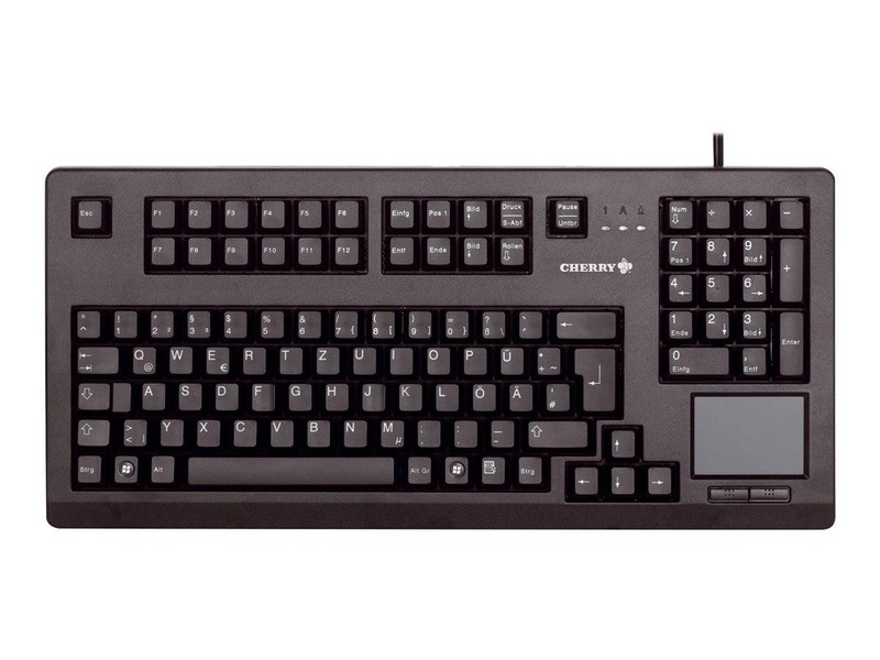 Cherry TouchBoard Wired USB German Compact Touchpad Keyboard - QWERTZ
