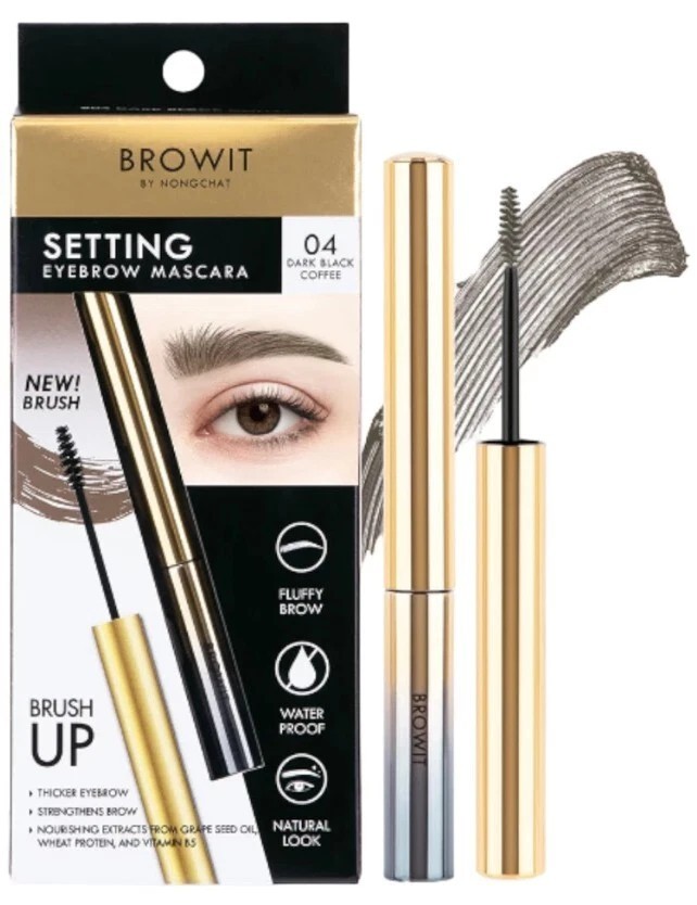 BROWIT By Nongchat Setting Eyebrow Mascara Brush UP Natural look