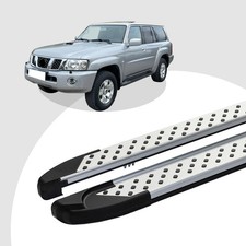 Pedane Adatte Per Nissan Patrol Da 01/2005 A 12/2012 (Modello: ALMO, Colore: S