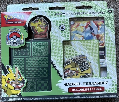 2023 Pokemon TCG World Championships Gabriel Fernandez Colorless Lugia Deck NEW
