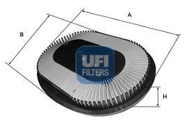UFI Luftfilter 27.526.00 Passend FüR Nissan-image