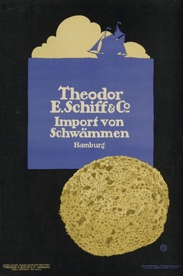 Theodor E. Schiff & Co  ️ Vintage Import Poster - 24x36  - Early 20th Century