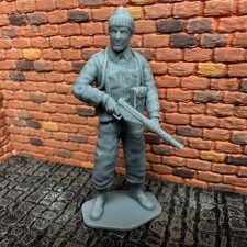 World War 2 British Commando Rappelling Raid 3D Toy Soldier 1/32 WW2 Figure