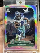 2025 donruss optic football CeeDee Lamb Downtown #9 Prizm - First Listed