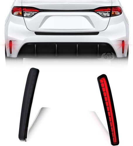 LED Sequential Rear Bumper Brake Tail Lights for 2020-2025 Toyota Corolla L LE S - Picture 1 of 6