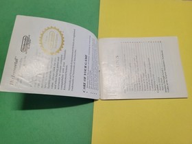 Nintendo Entertainment System NES The Immortal Manual Only. Authentic