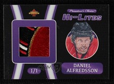 2019 President's Choice Solitaire Series Hi-Lites 1/1 Daniel Alfredsson HOF 7ez