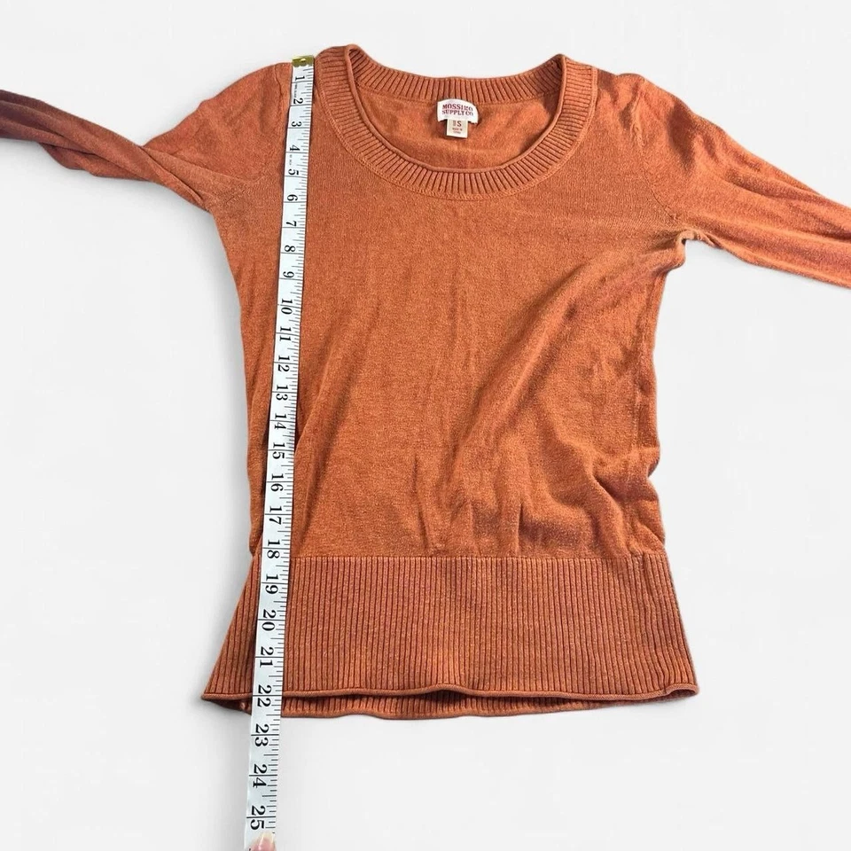 Suéter tejido ajustado manga larga Y2K 2000s talla pequeña para mujer Foto 4 de 4