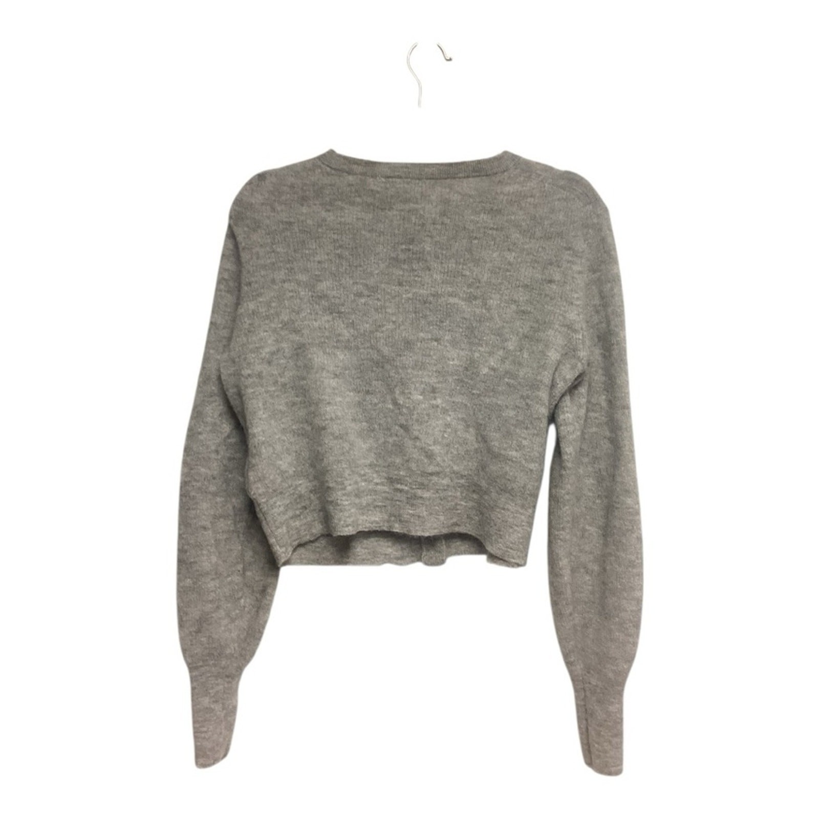 Madewell Grey Alpaca Blend Button Basic Cardigan … - image 2