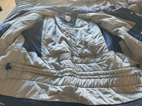Carhartt FR Flame Resistant Coat Style 102182-410 Blue 2XL Regular NEW image 4