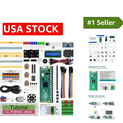 Raspberry Pi Pico Education Kit: Dual-Core Microcontroller, 94 Projects Included