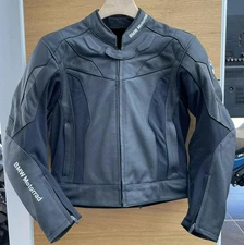 BMW Motorrad Motorbike Leather Jacket Vintage New BMW Motorcycle Biker Jacket