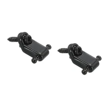 Guitar Metal Roller String Tree Retainers String Guides Black for Guitar 2pcs