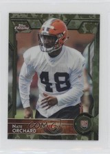 2015 Topps Chrome Mini Rookies STS Camo Refractor 60/99 Nate Orchard #164 0c6