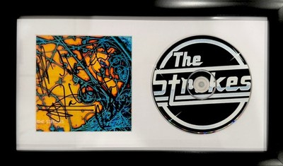 The Strokes Signed Entire Band (Is This It) 6x12 CD Cover Framed