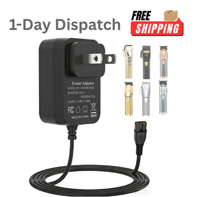 4.5V Charger Cord for BaByliss PRO Clipper FX870 FX788 FX787