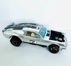 Hot Wheels Redline 1970 Boss Hoss Silver Special Club Car Chrome Mustang Ford