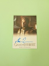 Marc Rissman Harry Strickland Auto Game of Thrones Full Bleed Seaon 8 