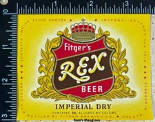 Fitger's Rex  Beer IRTP Label - MINNESOTA