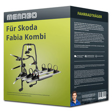 Menabo Fahrradträger Stand Up 3 für Skoda Fabia Kombi II Typ 5J - 3 Fahrräder 