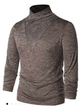 Men's Light Sweater Brown XXL size
