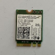 Intel Dual Band Wireless AC 7256 Wifi  Bluetooth