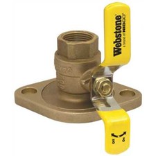 3/4 in. Brass Lead-Free IPS Threaded Isolator Full Port Ball Valve with Rotating