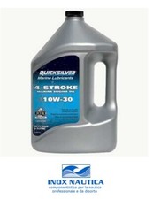 QUICKSILVER 10W30 4 LT OLIO PER MOTORE FUORIBORDO 4 TEMPI MERCURY MARINO