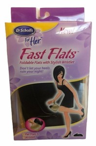 dr scholls fast flats foldable ballet flats