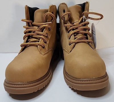 Wonder Nation Tan/Wheat Youth Size 4 Memory Foam Comfort Hiking Boots