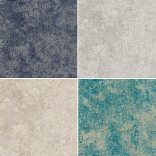 Crushed Velvet Wallpaper Grey Teal Navy Textured Embossed Glitter Non
