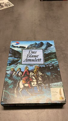 Das Blaue Amulett Holzfiguren-Brettspiel, noris Spiele vollständig 1986