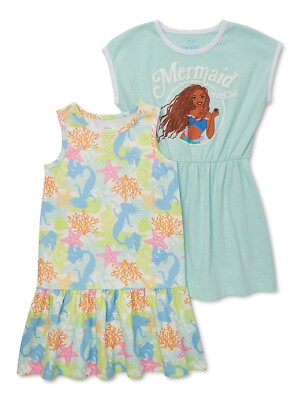 The Little Mermaid Disney Dress Girls 4T 4 Toddler NEW MOVIE Halle Bailey  Ariel | eBay