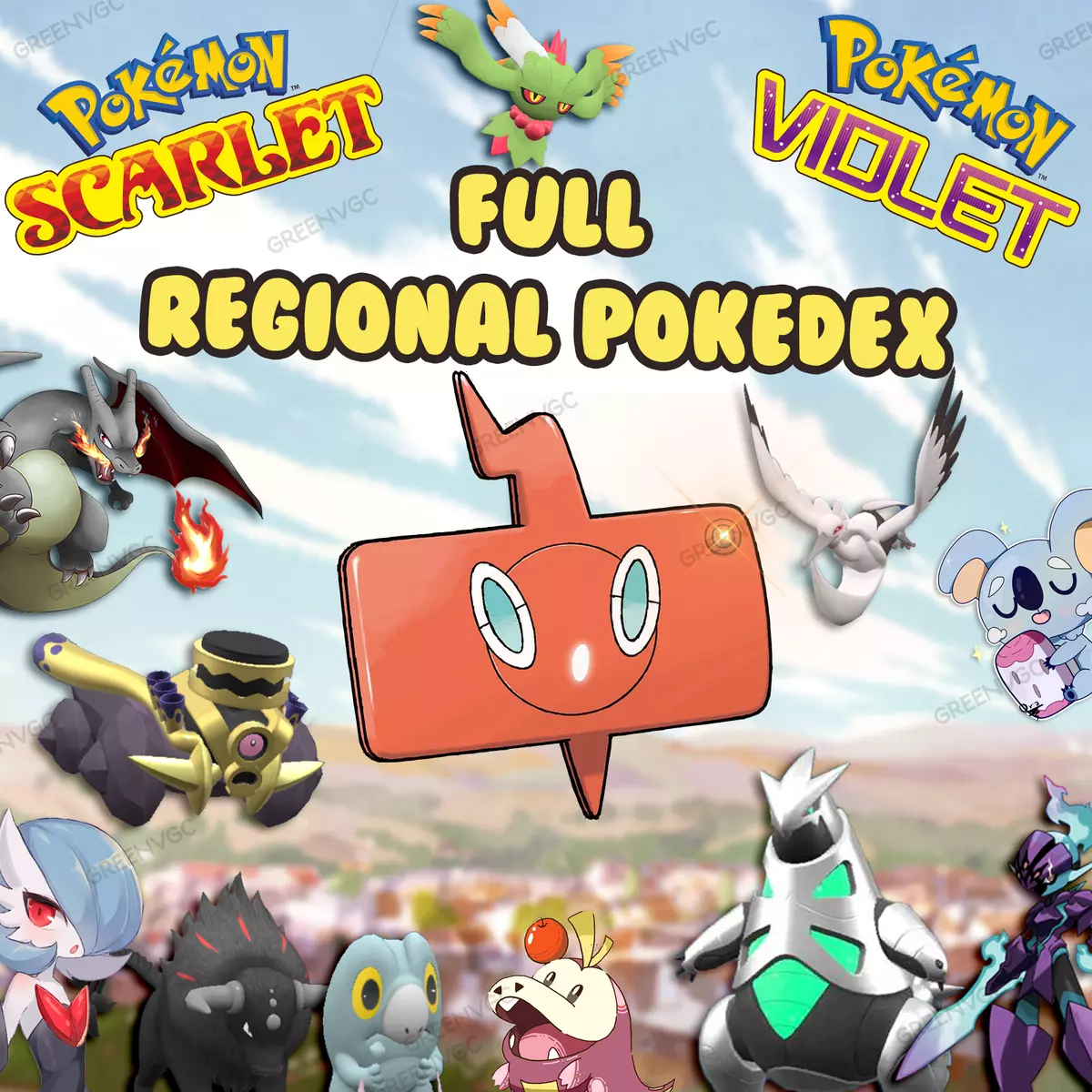 Scarlet and violet full pokedex