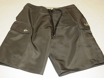Quiksilver Manic SLD Brown board shorts swim trunks boardshorts 28 surf NEW  Mens