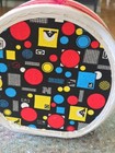 Vintage Round Red Zippered Childs Luggage Suit Case Doll Clothes 45 LPs — photo 8