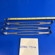 Army Retractor Surgical Double Ended lot of 3
