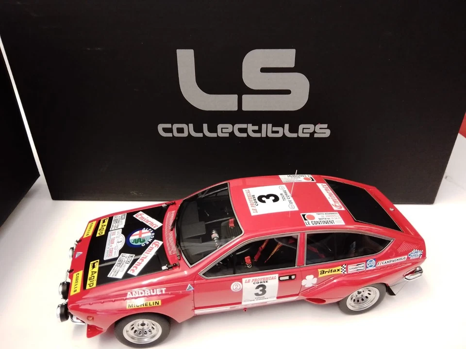 LS Coleccionables Alfa Romeo GT Gr.2 #3 - 3er Rally Tour De Corse 1975 1/18 LS087B Foto 4 de 4