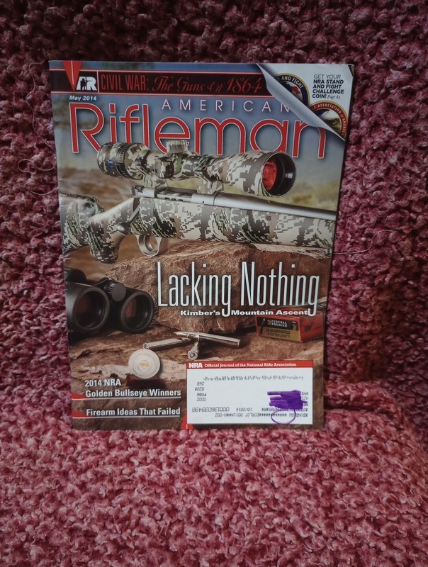 AMERICAN RIFLEMAN MAGAZINE COPY MAY 2014