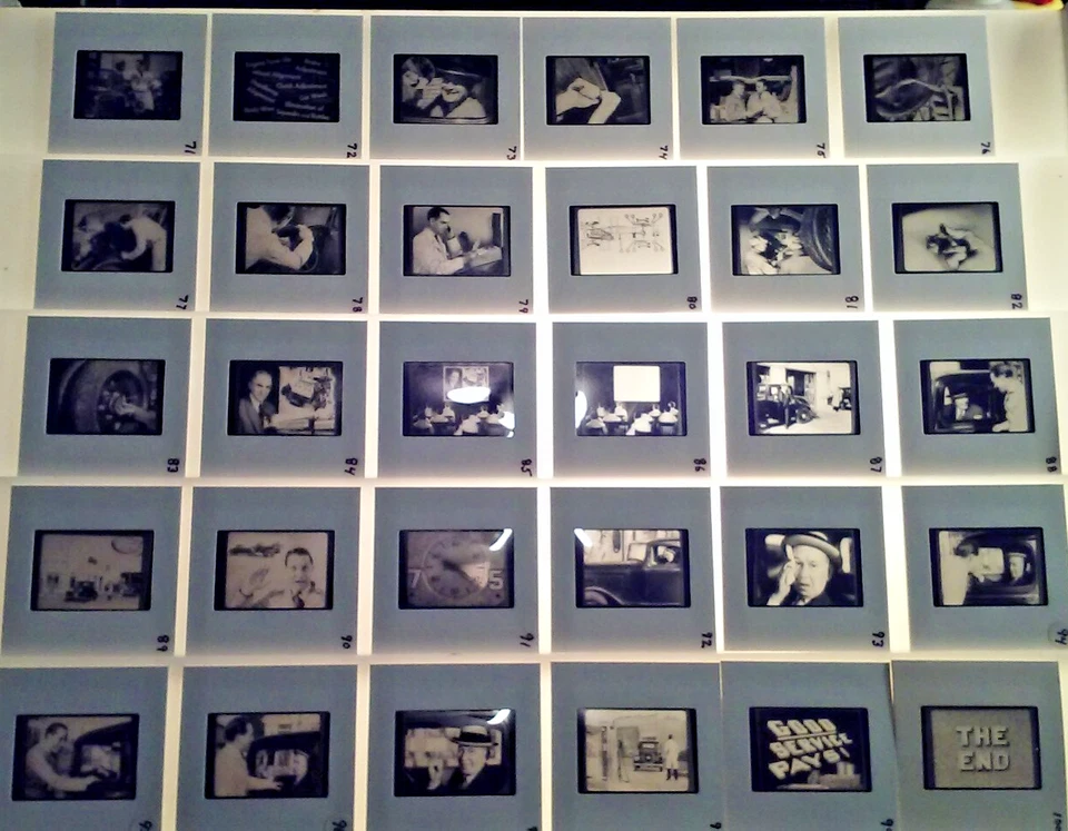 Rare Find FORD MOTORS 1930's (100) B&W Photo Slides for Training Presentation? - Image 3 of 4