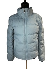 Pyrenex Woman's Down Jacket Matte Fabric Blue Sz Xs